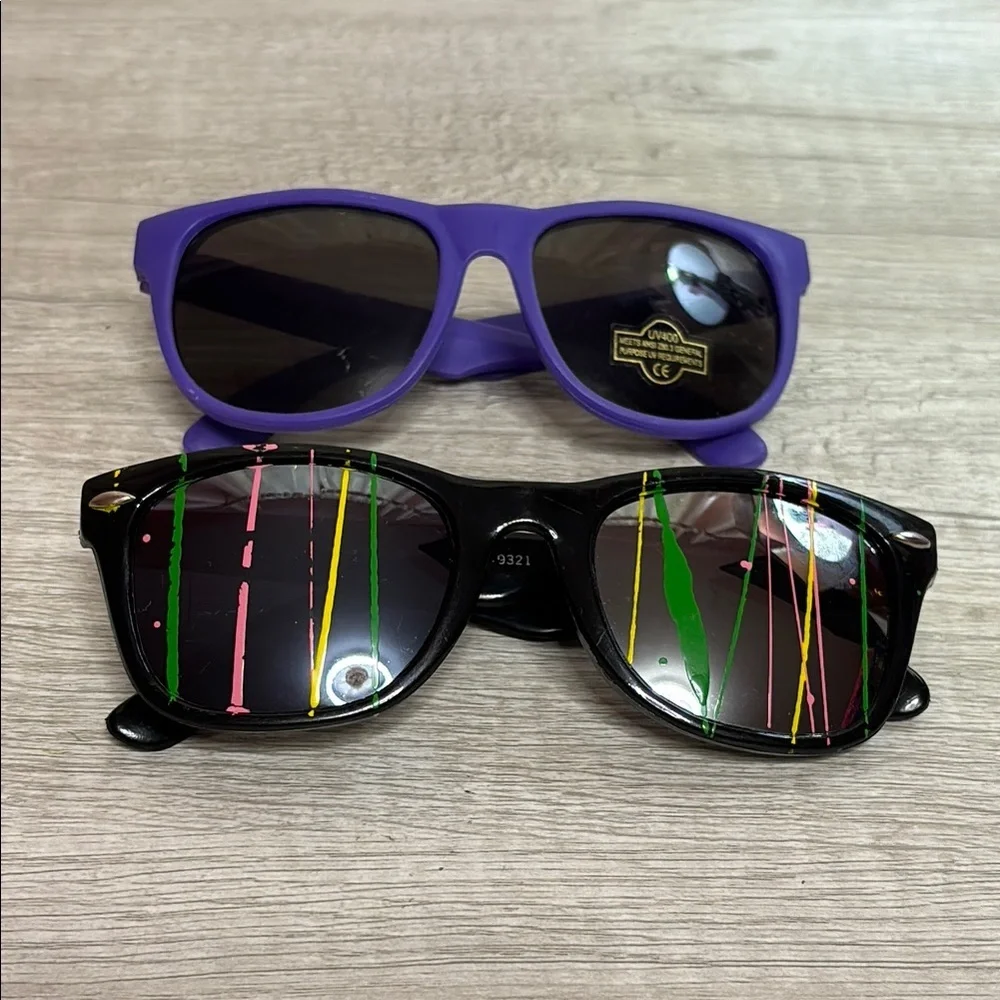 Kids Fun Sunglasses Set - Multicolor